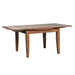 Treasures Retractable Leg Table in Rustic Oak Finish - Plourde Furniture Co (Caribou, ME)
