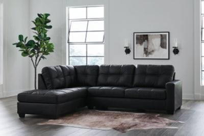 Barlin Mills Sectional with Chaise - Plourde Furniture Co (Caribou, ME)