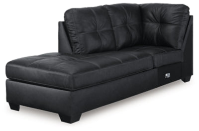Barlin Mills Sectional with Chaise - Plourde Furniture Co (Caribou, ME)