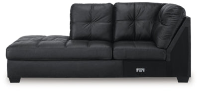 Barlin Mills Sectional with Chaise - Plourde Furniture Co (Caribou, ME)