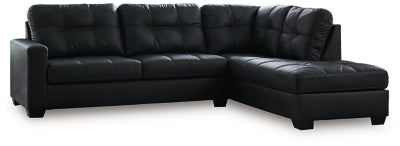 Barlin Mills Sectional with Chaise - Plourde Furniture Co (Caribou, ME)