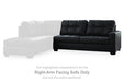 Barlin Mills Sectional with Chaise - Plourde Furniture Co (Caribou, ME)