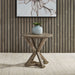 Liberty Parkland Falls Round End Table in Weathered Taupe image