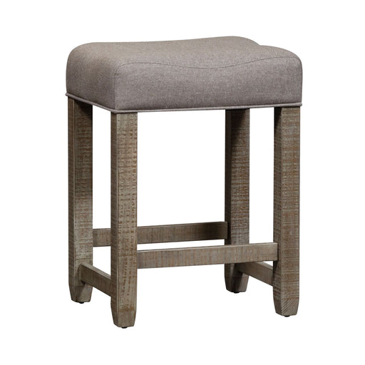Parkland Falls Console Stool in Weathered Taupe - Plourde Furniture Co (Caribou, ME)