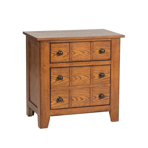 Grandpa's Cabin Nightstand in Age Oak - Plourde Furniture Co (Caribou, ME)