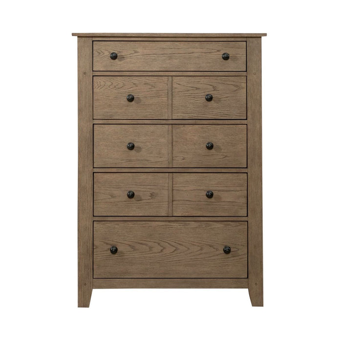 Liberty Furniture Grandpas Cabin 5 Drawer Chest in Sandstone image