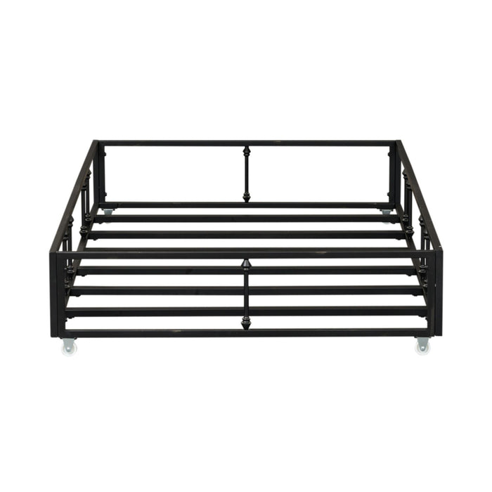 Vintage Series Twin Metal Trundle in Black - Plourde Furniture Co (Caribou, ME)