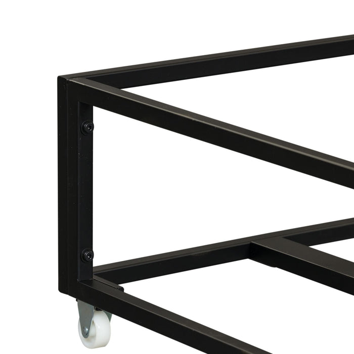 Vintage Series Twin Metal Trundle in Black - Plourde Furniture Co (Caribou, ME)