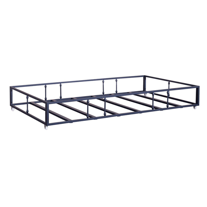 Vintage Series Twin Metal Trundle in Navy - Plourde Furniture Co (Caribou, ME)