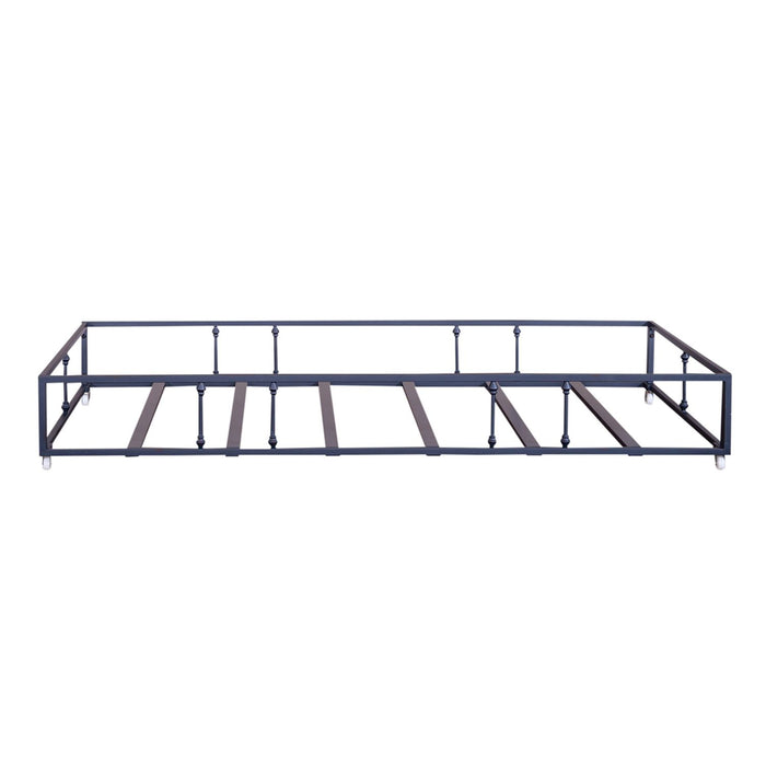 Vintage Series Twin Metal Trundle in Navy - Plourde Furniture Co (Caribou, ME)