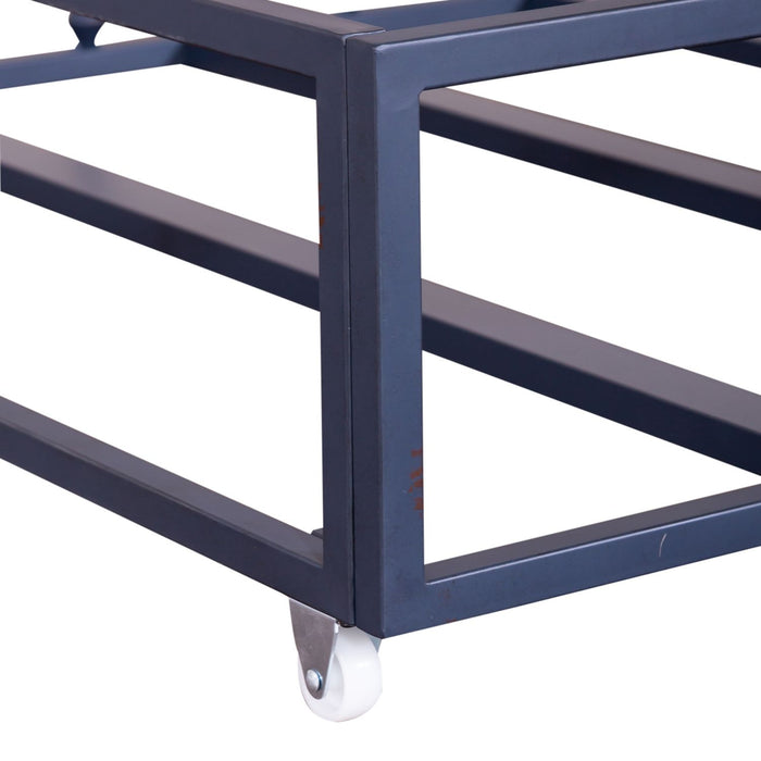Vintage Series Twin Metal Trundle in Navy - Plourde Furniture Co (Caribou, ME)
