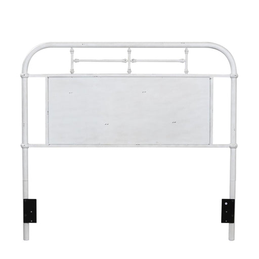 Liberty Furniture Vintage Series Queen Metal Headboard in Antique White image