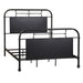 Vintage Series Full Metal Bed in Black - Plourde Furniture Co (Caribou, ME)