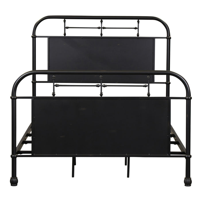 Vintage Series Full Metal Bed in Black - Plourde Furniture Co (Caribou, ME)