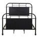 Vintage Series Full Metal Bed in Black - Plourde Furniture Co (Caribou, ME)