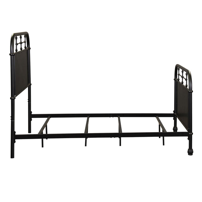 Vintage Series Full Metal Bed in Black - Plourde Furniture Co (Caribou, ME)