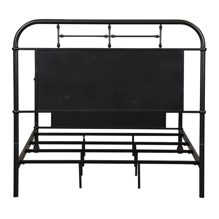 Vintage Series Full Metal Bed in Black - Plourde Furniture Co (Caribou, ME)