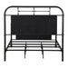 Vintage Series Full Metal Bed in Black - Plourde Furniture Co (Caribou, ME)