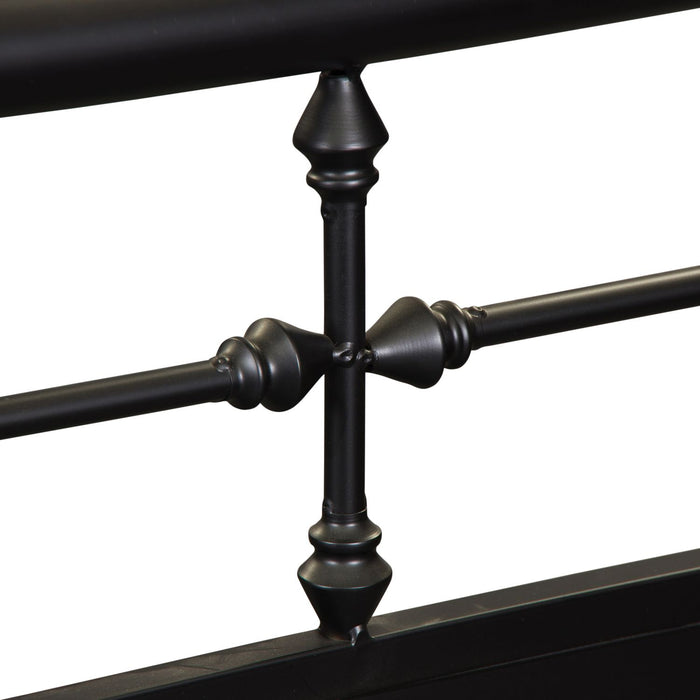 Vintage Series Full Metal Bed in Black - Plourde Furniture Co (Caribou, ME)
