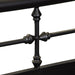 Vintage Series Full Metal Bed in Black - Plourde Furniture Co (Caribou, ME)