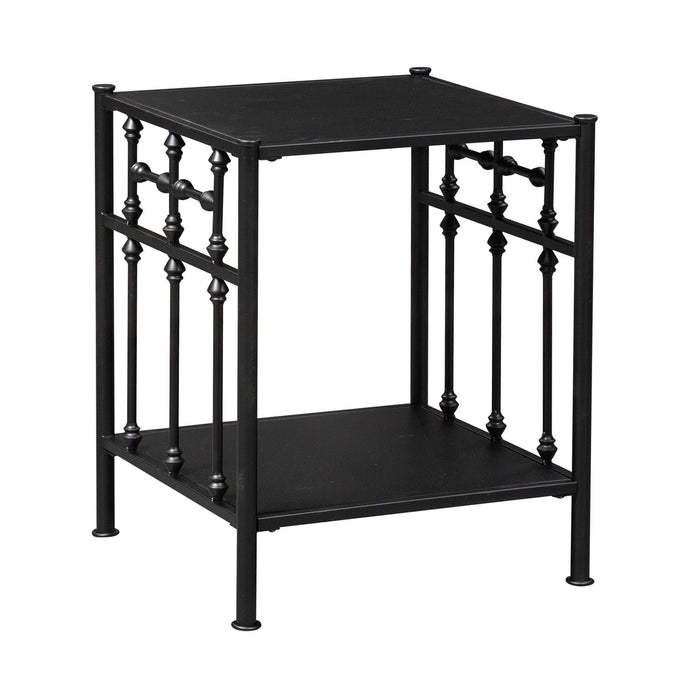 Vintage Series Open Nightstand in Black - Plourde Furniture Co (Caribou, ME)