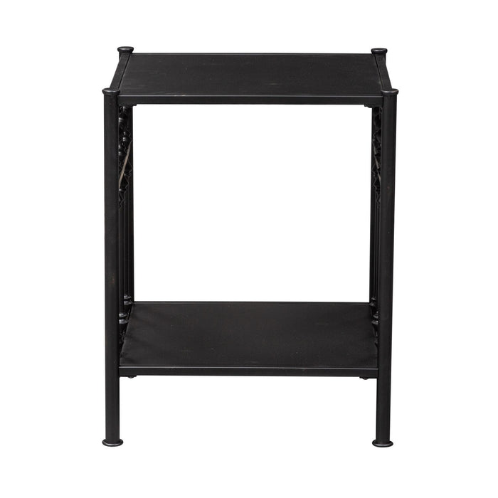 Vintage Series Open Nightstand in Black - Plourde Furniture Co (Caribou, ME)