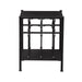 Vintage Series Open Nightstand in Black - Plourde Furniture Co (Caribou, ME)