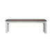Brook Bay Uph Dining Bench in Textured White - Plourde Furniture Co (Caribou, ME)