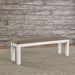Brook Bay Uph Dining Bench in Textured White image