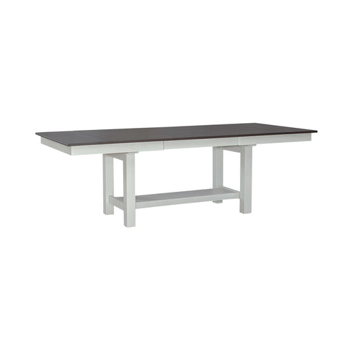 Brook Bay Optional 6 Piece Trestle Table Set - Plourde Furniture Co (Caribou, ME)