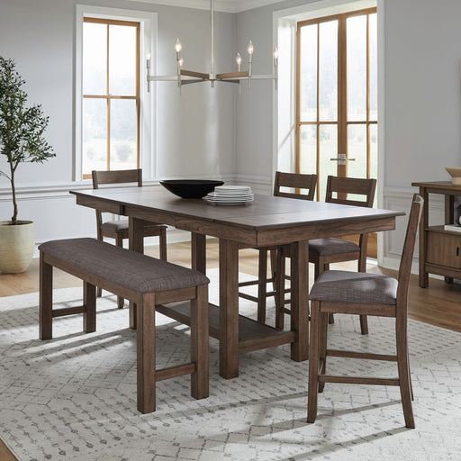 Brook Bay Opt 6 Piece Gathering Trestle Table image