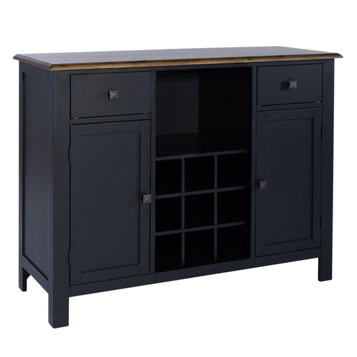Carolina Crossing Server in Black - Plourde Furniture Co (Caribou, ME)