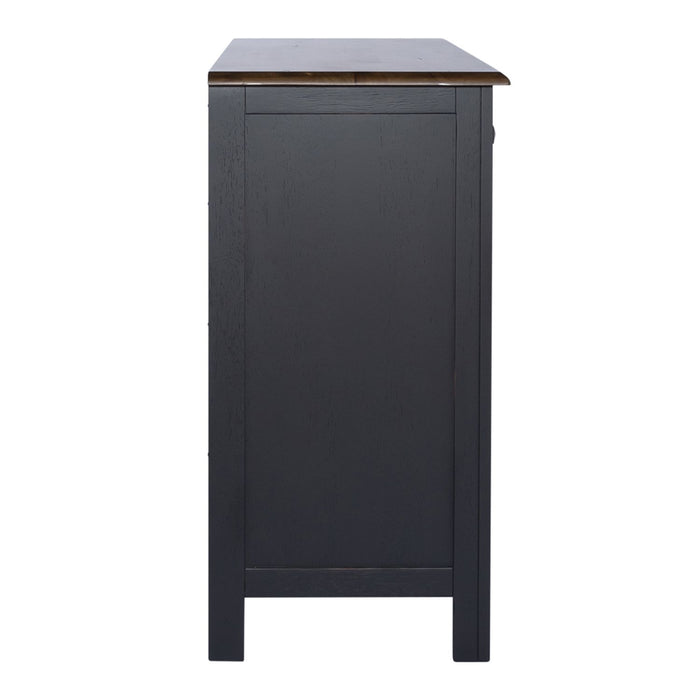 Carolina Crossing Server in Black - Plourde Furniture Co (Caribou, ME)