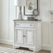 Magnolia Manor Accent Cabinet in Antique White & Weathered Bark EST SHIP TIME APPX 4 WEEKS image