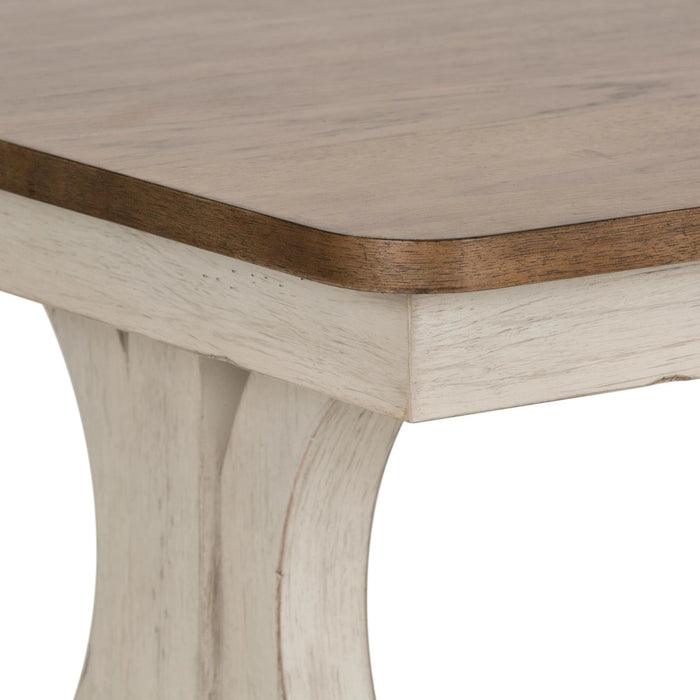 Farmhouse Reimagined Rectangular Cocktail Table in Antique White image