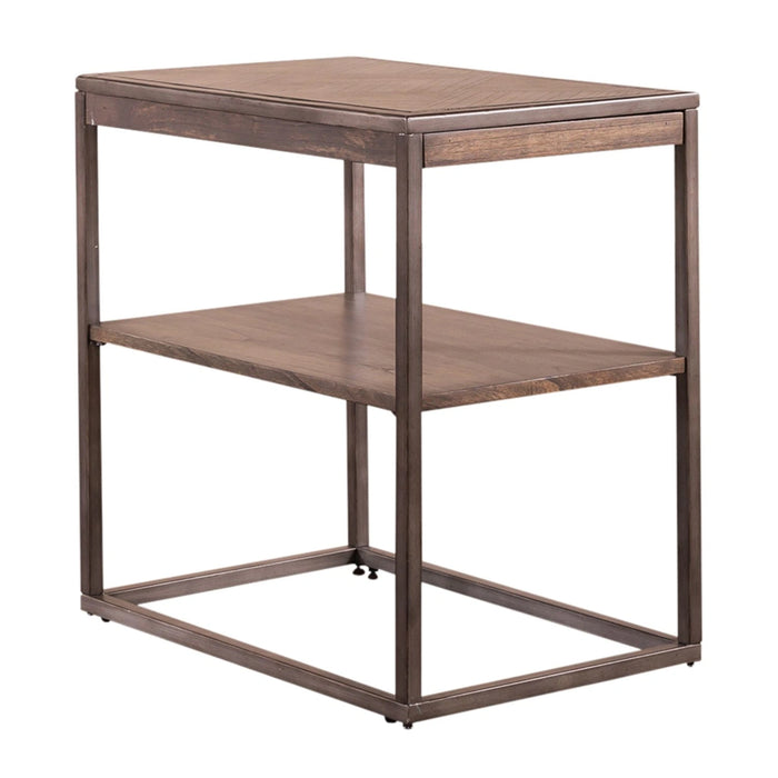 Jamestown Chair Side Table in Brown image