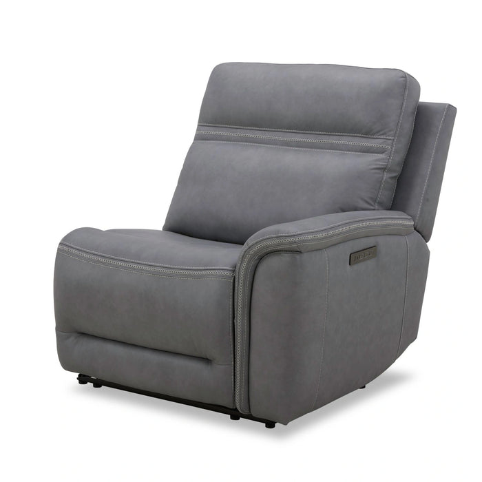 Cooper R Arm Recliner P3 & ZG - Blue Gray image