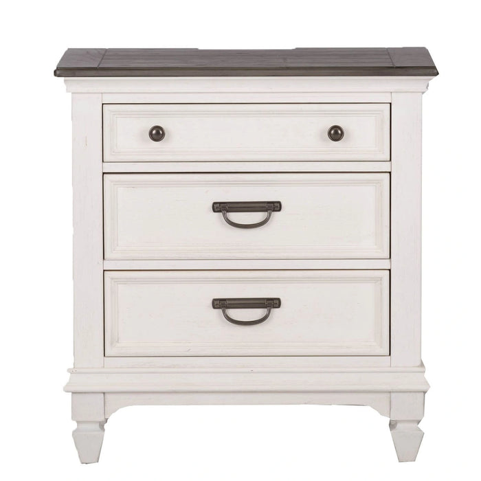 Allyson Park Panel Bed, Dresser & Mirror, Night Stand image
