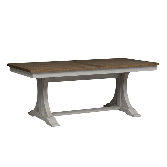 Farmhouse Reimagined Opt Trestle Table Set image