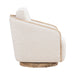 Nora Uph Swivel Accent Chair - Light Brown image