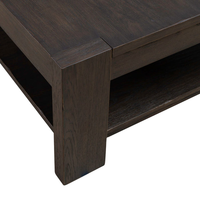Lennox Hill Oversized Square Cocktail Table - Plourde Furniture Co (Caribou, ME)