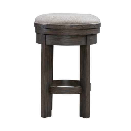 Lennox Hill Uph Swivel Console Stool - Plourde Furniture Co (Caribou, ME)
