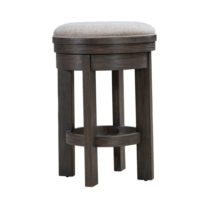 Lennox Hill Uph Swivel Console Stool - Plourde Furniture Co (Caribou, ME)