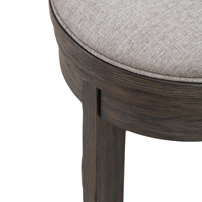 Lennox Hill Uph Swivel Console Stool - Plourde Furniture Co (Caribou, ME)