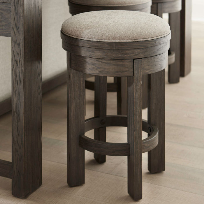 Lennox Hill Uph Swivel Console Stool image