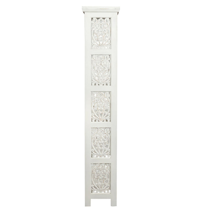 Trellis Lane Accent Bookcase in Weathered White - Plourde Furniture Co (Caribou, ME)