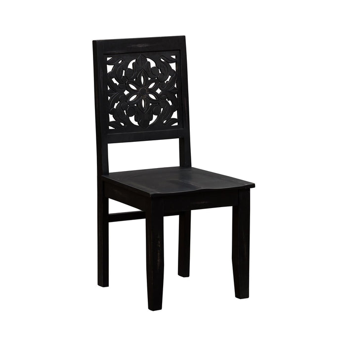 Trellis Lane Accent Chair in Black EST SHIP TIME APPX 4 WEEKS - Plourde Furniture Co (Caribou, ME)