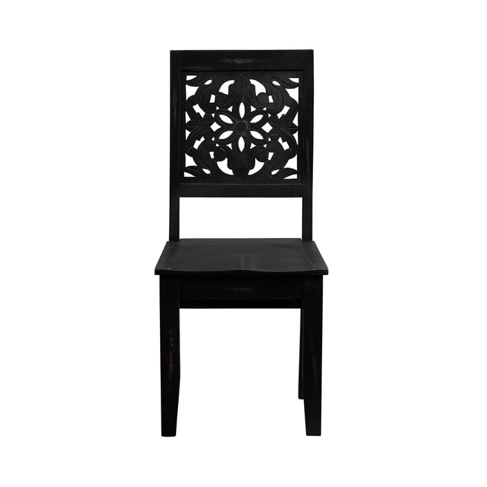 Trellis Lane Accent Chair in Black EST SHIP TIME APPX 4 WEEKS - Plourde Furniture Co (Caribou, ME)