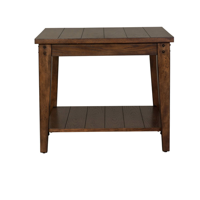 Lake House Square Lamp Table - Plourde Furniture Co (Caribou, ME)