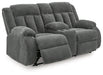 Observation Power Reclining Loveseat with Console - Plourde Furniture Co (Caribou, ME)